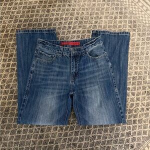 ROCK & ROLL DENIM MEN'S DOUBLE BARREL MEDIUM WASH STRAIGHT DENIM JEANS